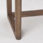 69898 - Grier 60" Medium Brown Solid Wood W/ Cane Office Desk
