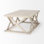 69741 - Forsey 48.0L x 28.0W x 17.5H Blonde Wood Rectangular Coffee Table