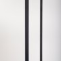 69718 - Morris 47.0L x 15.0W x 75.0H Light Brown Wood w/ Black Metal Frame 6-Tier Shelving Unit