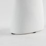 69802 - Tatum 11.6H Sculptural White Ceramic Vase
