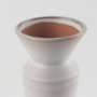 69807 - Esme 4.5L x 4.5W x 10.4H Whitewashed Ceramic Vase