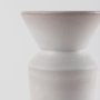 69807 - Esme 4.5L x 4.5W x 10.4H Whitewashed Ceramic Vase