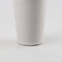 69807 - Esme 4.5L x 4.5W x 10.4H Whitewashed Ceramic Vase