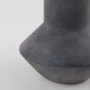 69809 - Esme 7.1L x 7.1W x 15.0H Dark Gray Ceramic Vase
