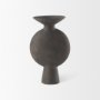 69810 - Kaz 6.7L x 5.5W x 11.2H Earthy Brown Ceramic Vase