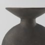 69810 - Kaz 6.7L x 5.5W x 11.2H Earthy Brown Ceramic Vase