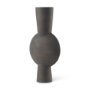 69812 - Kaz 8.3L x 3.9W x 16.7H Earthy Brown Ceramic Vase