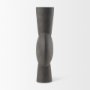 69812 - Kaz 8.3L x 3.9W x 16.7H Earthy Brown Ceramic Vase