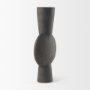 69812 - Kaz 8.3L x 3.9W x 16.7H Earthy Brown Ceramic Vase