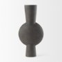 69812 - Kaz 8.3L x 3.9W x 16.7H Earthy Brown Ceramic Vase