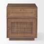 69934 - Grier Medium Brown Wood w/ Cane End Table