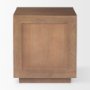 69934 - Grier Medium Brown Wood w/ Cane End Table