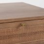 69934 - Grier Medium Brown Wood w/ Cane End Table