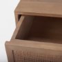 69934 - Grier Medium Brown Wood w/ Cane End Table