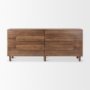 69940 - Astrid 71L x 17W x 30.3H Medium Brown Solid Wood 6 Drawer Sideboard