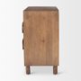 69941 - Astrid  36L x 17W x 30.3H Medium Brown Solid Wood 3 Drawer Cabinet