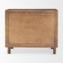 69941 - Astrid  36L x 17W x 30.3H Medium Brown Solid Wood 3 Drawer Cabinet