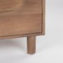 69941 - Astrid  36L x 17W x 30.3H Medium Brown Solid Wood 3 Drawer Cabinet