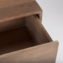 69941 - Astrid  36L x 17W x 30.3H Medium Brown Solid Wood 3 Drawer Cabinet