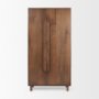 69942 - Astrid 36.0L x 17.0W x 70.0H Medium Brown Solid Wood Armoire