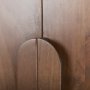 69942 - Astrid 36.0L x 17.0W x 70.0H Medium Brown Solid Wood Armoire