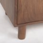 69942 - Astrid 36.0L x 17.0W x 70.0H Medium Brown Solid Wood Armoire
