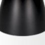 69907-AB - Mitchell 40.0L x 40.0W x 16.0H Black Metal Pedestal Base with Brown Wood Top Coffee Table