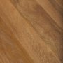 70061 - Marquisa 34.25" Round Small Brown Wood w/ Black Metal Coffee Table