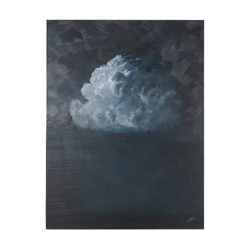 102242-L - Night cloud I by Mercana Studio a Hand Embellished Textured Canvas