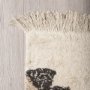 69763 - Carla 5x8 Earthy Neutrals Patterned Cotton Area Rug