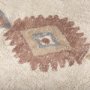 69763 - Carla 5x8 Earthy Neutrals Patterned Cotton Area Rug
