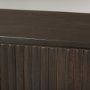 69883 - Terra 72L x 18W x 32H Dark Brown Wood Fluted Sideboard