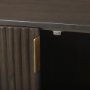 69883 - Terra 72L x 18W x 32H Dark Brown Wood Fluted Sideboard