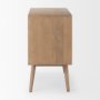 69889 - Sable 37.0L x 17.0W x 30.5H Light Brown Wood Accent Cabinet