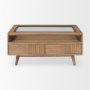 69890 - Sable  38.0L x 27.0W x 18.0H Light Brown Wood Coffee Table