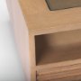69890 - Sable  38.0L x 27.0W x 18.0H Light Brown Wood Coffee Table