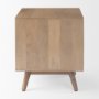 69891 - Sable  19.0L x 19.0W x 21.5H Light Brown Wood Side Table