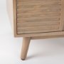 69891 - Sable  19.0L x 19.0W x 21.5H Light Brown Wood Side Table