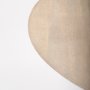 69927-AB - Maxwell 32" Round Light Wood Tabletop & Base w/ Gold Metal Accent Pedestal Bistro Table
