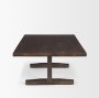 69963 - Viktor 55"L Dark Brown Solid Wood Coffee Table