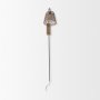 70045 - Kiley 28.0L x 7.0W x 15.6H Brown Woven Shade W/Black Metal Wall Sconce