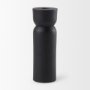 70060 - Malta Black Large Metal Candle Holder