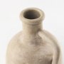 69804 - Zenni  5.3L x 5.3W x 9.3H Warm Beige Ceramic Vase