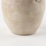 69804 - Zenni  5.3L x 5.3W x 9.3H Warm Beige Ceramic Vase