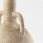 69805 - Zenni 6.1L x 6.1W x 12.0H Warm Beige Ceramic Vase