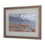 14256 - Gray Day by Mercana Studio a Hand Embellished Textured Framed Art Print Matted under Glass