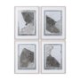 14241 - Mudslide IV by Mercana Studio a Hand Embellished Textured Framed Art Print Matted under Glass