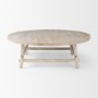 69995 - Rosie  48.0L x 48.0W x 16.0H Round Blonde Wood Coffee Table