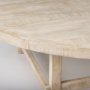69995 - Rosie  48.0L x 48.0W x 16.0H Round Blonde Wood Coffee Table