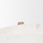 69914 - Bianca Wood and Marble Accent Table